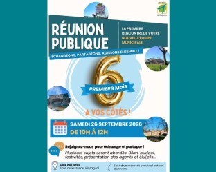 Réunion publique des 6 mois