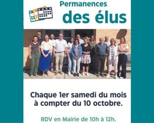 présentation des permanences des élus